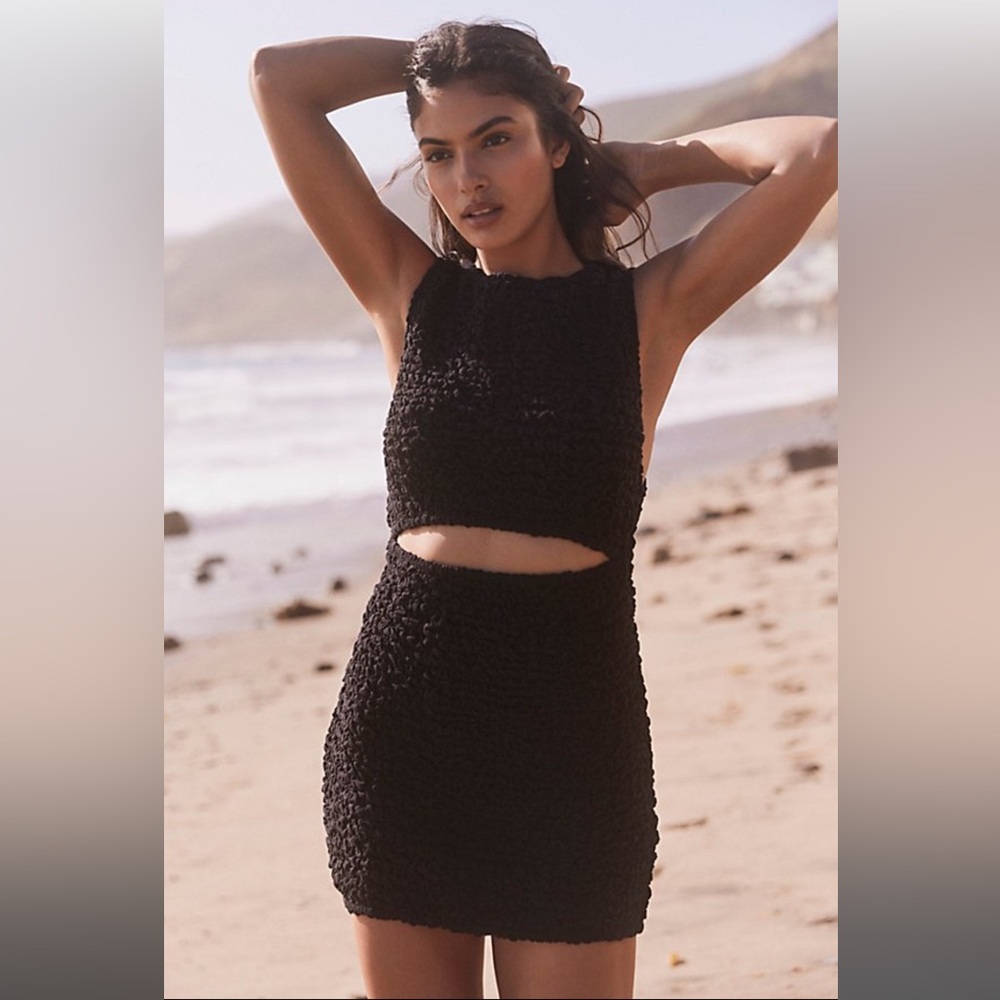 Free People Mamacita Solid Mini Dress